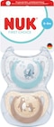 Schnuller First Choice Silikon, blau/creme, 0-6 Monate von NUK im aktuellen dm-drogerie markt Prospekt für 5,45 €