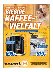expert Theiner Prospekt für Eggenfelden mit 8 Seiten expert Theiner Prospekt für Eggenfelden: RIESIGE KAFFEEVIELFALT, 8 Seiten, 25.10.2021 - 3.11.2021