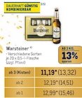 Warsteiner Angebote bei Metro Oldenburg für 13,32 €