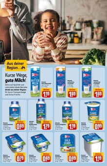 Milch im aktuellen REWE Prospekt (Hamburg) Milch im REWE Prospekt "Dein Markt" mit 38 Seiten (Hamburg)