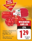Paprika, rot von GUT&GÜNSTIG für 1,29 € bei E center im Angebot Paprika, rot von GUT&GÜNSTIG im aktuellen E center Prospekt