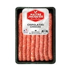 8 chipolatas natures supérieures MAITRE JACQUES - MAITRE JACQUES dans le catalogue Carrefour