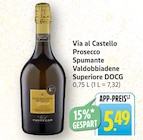 Aktuelles Prosecco Spumante Valdobbiadene Superiore DOCG Angebot bei E center in Stuttgart ab 5,49 €