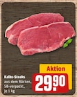 Aktuelle Fleisch Angebote bei REWE in Hamm Aktuelles Kalbs-Steaks Angebot bei REWE in Hamm ab 29,90 €