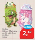Sticker-Malbuch von Stylex für 2,49 € bei budni im Angebot Sticker-Malbuch von Stylex im aktuellen budni Prospekt