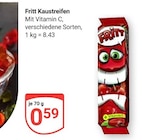 Kaustreifen im Angebot bei GLOBUS in Oberhausen Kaustreifen Angebote von Fritt bei GLOBUS Oberhausen für 0,59 €