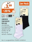 Unisex Sneaker Relax im Angebot bei Müller in Homburg Unisex Sneaker Relax Angebote von Move Up bei Müller Homburg für 3,99 €