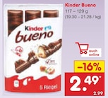 Bueno von Kinder für 2,49 € bei Netto Marken-Discount im Angebot Bueno von Kinder im aktuellen Netto Marken-Discount Prospekt