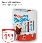 Kinder Riegel im Angebot bei GLOBUS in Halle Kinder Riegel Angebote von Ferrero bei GLOBUS Halle für 1,99 €