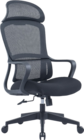 Fauteuil Richard noir en promo chez Bureau Vallée Fauteuil Richard noir dans le catalogue Bureau Vallée