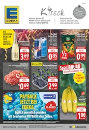 Aktueller EDEKA Supermarkt Prospekt in Hünxe und Umgebung, "Aktuelle Angebote" mit 24 Seiten, 27.12.2024 - 04.01.2025