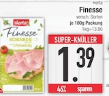Finesse von Herta im aktuellen EDEKA Prospekt für 1,39 €