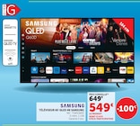 Téléviseur 65' QLED 4K - Samsung en promo chez Super U Chambéry à 549,00 €
