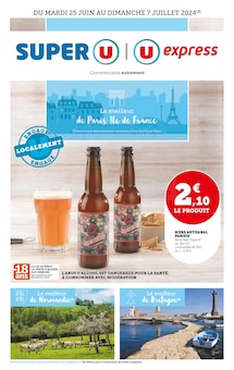 Prospectus U Express de la semaine "Le meilleur de Paris Île de France" avec 1 pages, valide du 25/06/2024 au 07/07/2024 pour Paris et alentours