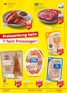 Rindfleisch im Netto Marken-Discount Prospekt "Aktuelle Angebote" mit 71 Seiten (Fürth)