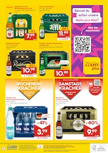 Radeberger im Netto Marken-Discount Prospekt "DER ORT, AN DEM DU IMMER AUSGEZEICHNETE PREISE FINDEST." mit 2 Seiten (Hannover)