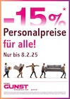 Personalpreise für alle! im aktuellen Prospekt bei GUNST in Hinterziegelhalden