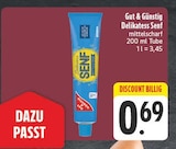 EDEKA - Delikatess Senf mittelscharf Angebot im Prospekt Delikatess Senf mittelscharf bei EDEKA im Prospekt "" für 0,69 €
