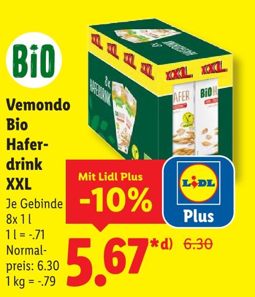 Bio Haferdrink XXL