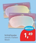 Schlafmaske von  im aktuellen budni Prospekt für 1,49 €