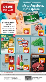 Aktueller REWE Prospekt "Dein Markt" Seite 1 von 33 Seiten für Beckum