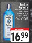 Aktuelles Bombay Sapphire Angebot bei E center in Remscheid ab 16,99 €