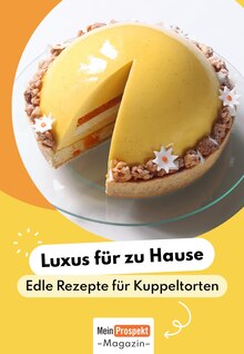 Aktueller Rezepte Prospekt (Templin, 1 Seite zum blÀttern Rezepte Prospekt Kuppeltorten mit 1 Seite