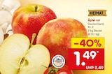 Äpfel rot im Angebot bei Netto Marken-Discount in Friedrichshafen Äpfel rot Angebote von Heimat bei Netto Marken-Discount Friedrichshafen für 1,49 €