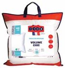 Oreiller volume chic 60 - DODO - Intermarché à Angers Oreiller volume chic 60 - DODO en promo chez Intermarché Angers à 5,45 €