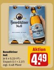 Aktuelles Benediktiner Hell Angebot bei REWE in Gießen ab 4,49 €