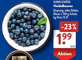 Heidelbeeren im ALDI SÜD Prospekt Heidelbeeren von kleine Schätze im aktuellen ALDI SÜD Prospekt für 1,99 €