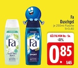 Duschgel Aloe Vera im EDEKA Prospekt Duschgel Aloe Vera von Fa im aktuellen EDEKA Prospekt für 0,85 €