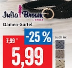 Damen-Gürtel im Angebot bei Kaufhaus Stolz in Wismar Damen-Gürtel Angebote von Julia Brown bei Kaufhaus Stolz Wismar für 5,99 €