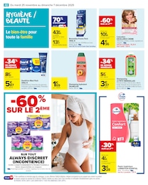 Prix et réduction Dentifrice dans le prospectus Carrefour Market en cours Offre Dentifrice dans le catalogue Carrefour Market du moment à la page 44