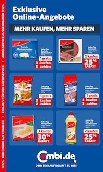Butter im aktuellen combi Prospekt (Bielefeld) Butter im combi Prospekt "Markt - Angebote" mit 31 Seiten (Bielefeld)