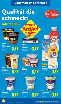 Milch im aktuellen Lidl Prospekt (Wiesbaden) Milch im Lidl Prospekt "LIDL LOHNT SICH" mit 67 Seiten (Wiesbaden)