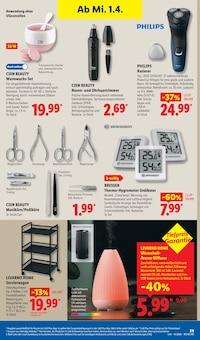 Rasierer im aktuellen Lidl Prospekt (Aachen) Rasierer im Lidl Prospekt "LIDL LOHNT SICH" mit 71 Seiten (Aachen)