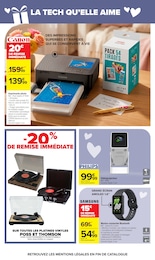 Prix et réduction Thomson dans le prospectus Carrefour en cours Offre Thomson dans le catalogue Carrefour du moment à la page 32