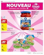 Promos Moules Surgelées dans le catalogue "Carrefour" de Carrefour à la page 32