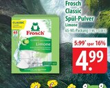 Frosch Classic Spül-Pulver Limone Angebote bei famila Nordost Stralsund für 4,99 €