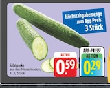 EDEKA - Salatgurke Angebot im Prospekt Salatgurke bei EDEKA im Prospekt "" für 0,29 €