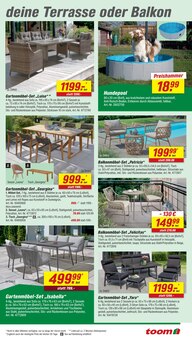 Gartenmöbel im toom Baumarkt Prospekt "Respekt, wer's selber macht." mit 32 Seiten (Fürth)