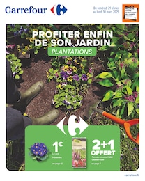 Prospectus Carrefour, "PROFITER ENFIN DE SON JARDIN" à Grossouvre et alentours, 29 pages, 21/02/2025 - 10/03/2025 Catalogue Carrefour "PROFITER ENFIN DE SON JARDIN" à Grossouvre et alentours, 29 pages, 21/02/2025 - 10/03/2025
