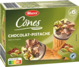 6 Cônes Chocolat-Pistache - MUCCI en promo chez Aldi 6 Cônes Chocolat-Pistache - MUCCI dans le catalogue Aldi