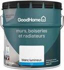 Peinture murs boiseries et métal haute résistance blanc 10 l - GOODHOME - Castorama à Montreuil Peinture murs boiseries et métal haute résistance blanc 10 l - GOODHOME en promo chez Castorama Montreuil à 39,90 €