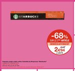 Capsules single origin coffee Colombia by Nespresso - Starbucks dans le catalogue Monoprix