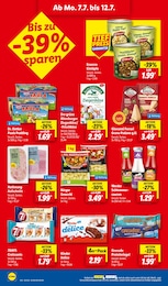 Lidl Lebensmittel im Prospekt 