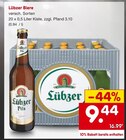 Netto Marken-Discount - Lübzer Biere Angebot im Prospekt Lübzer Biere bei Netto Marken-Discount im Prospekt "" für 9,44 €
