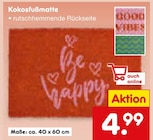 Kokosfußmatte  im aktuellen Netto Marken-Discount Prospekt für 4,99 €