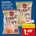 Kesselchips Sweet Chili oder Salt & Vinegar Angebote von CLANCY'S bei Netto Marken-Discount Frankfurt für 1,49 €